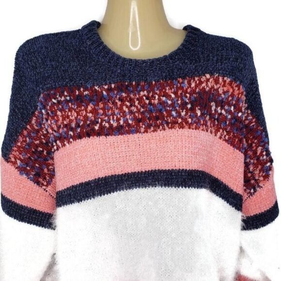 New Marc New York Andrew Marc Striped Sweater Women's Size M NWT - Picture 2 of 6